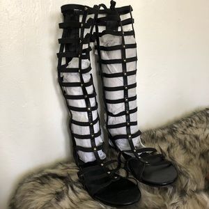 Rampage Gladiator Knee Sandals